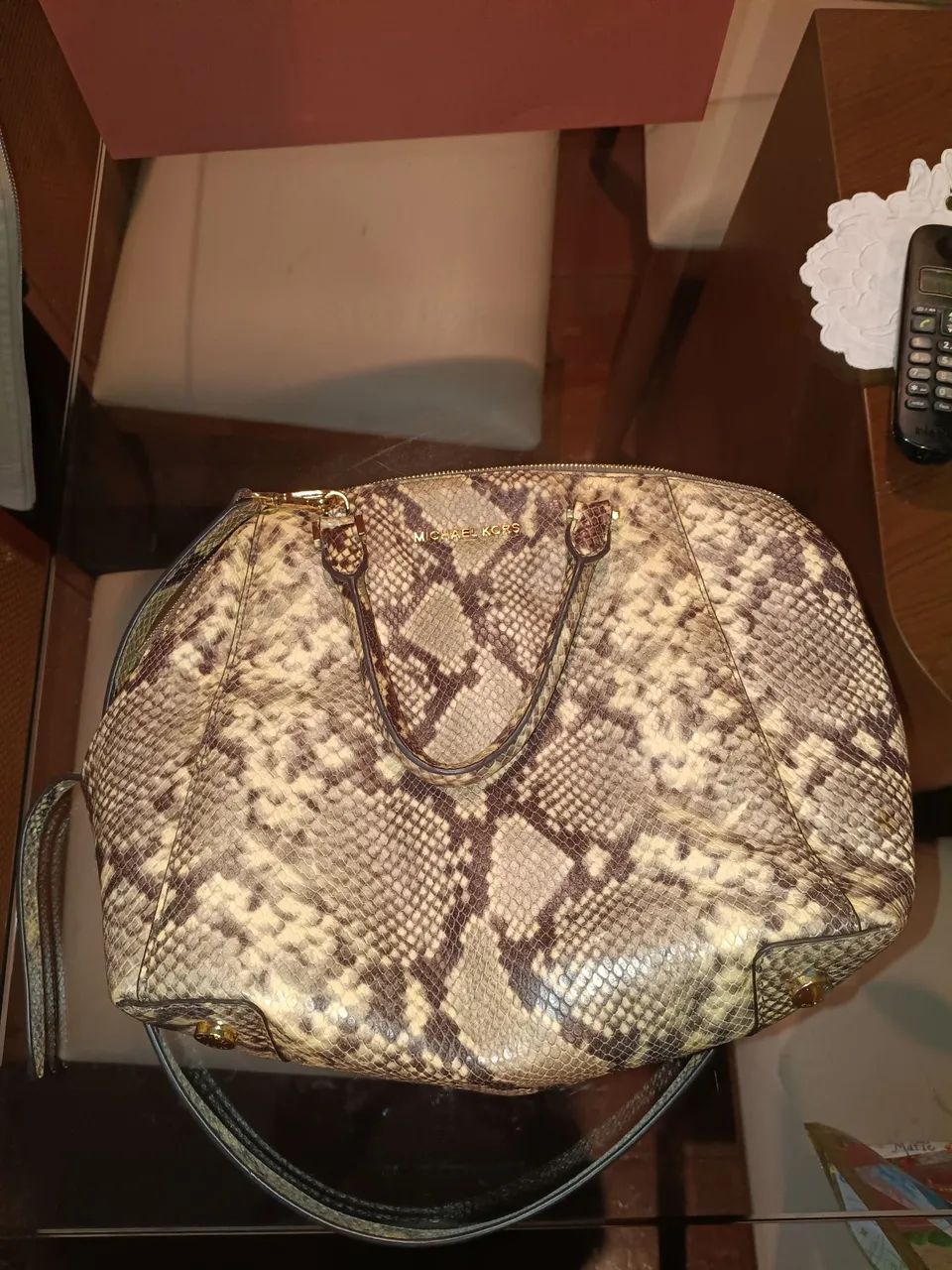 Bolsa Michael Kors Python