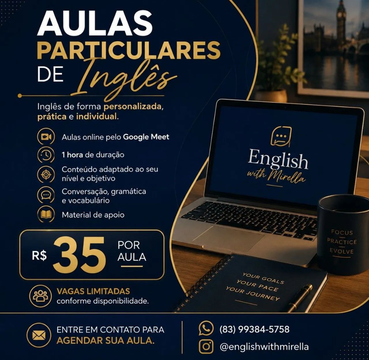 Aulas Particulares de Inglês 