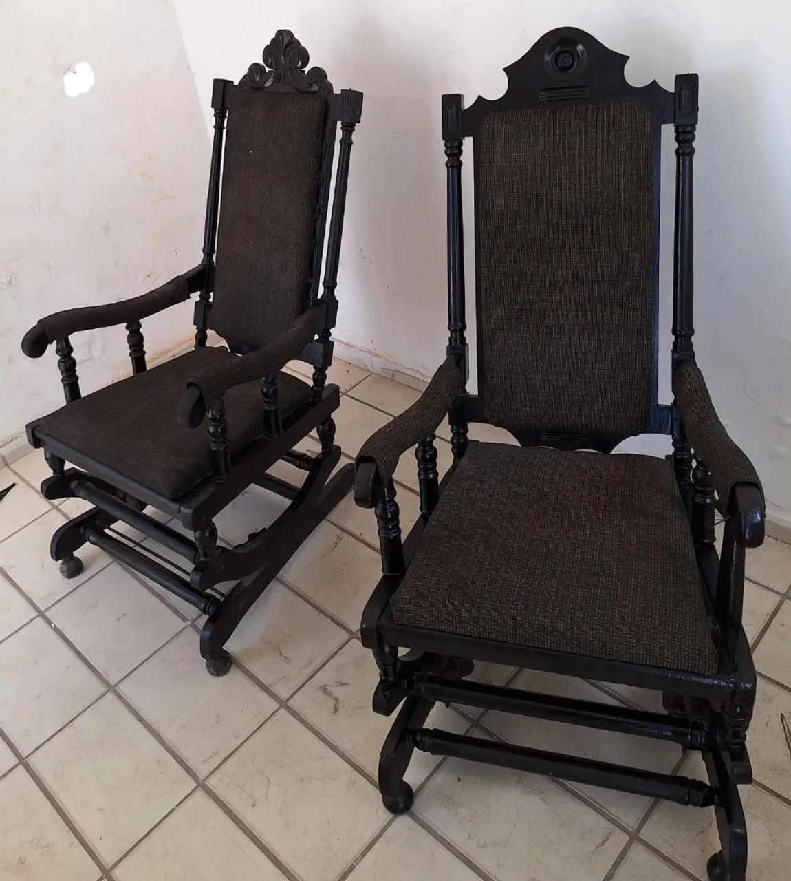 Cadeiras de balanço antiguidade  - Foto 2