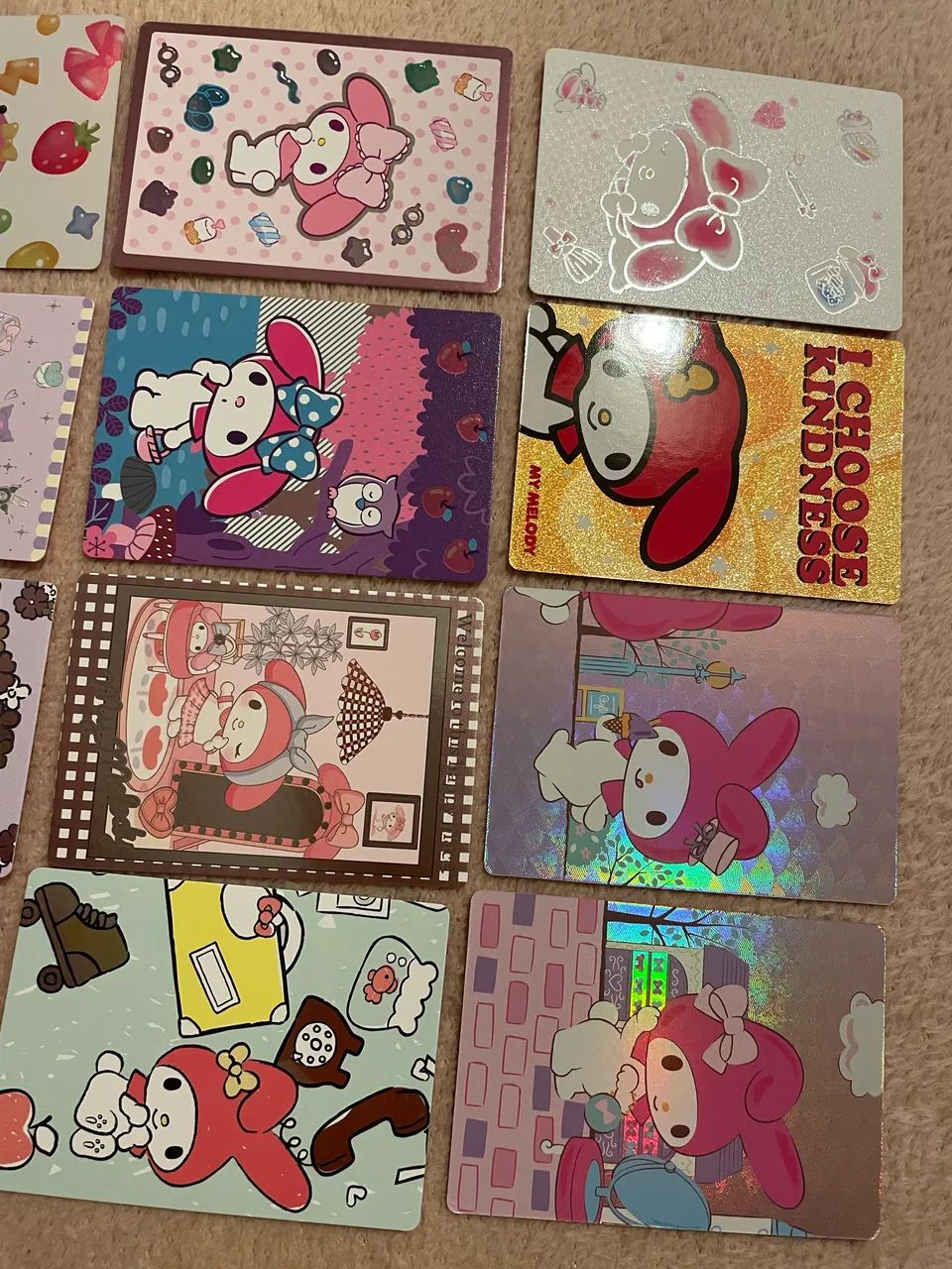 Hello Kitty and Friends - My Melody Set com 12 cards Panini - Foto 2