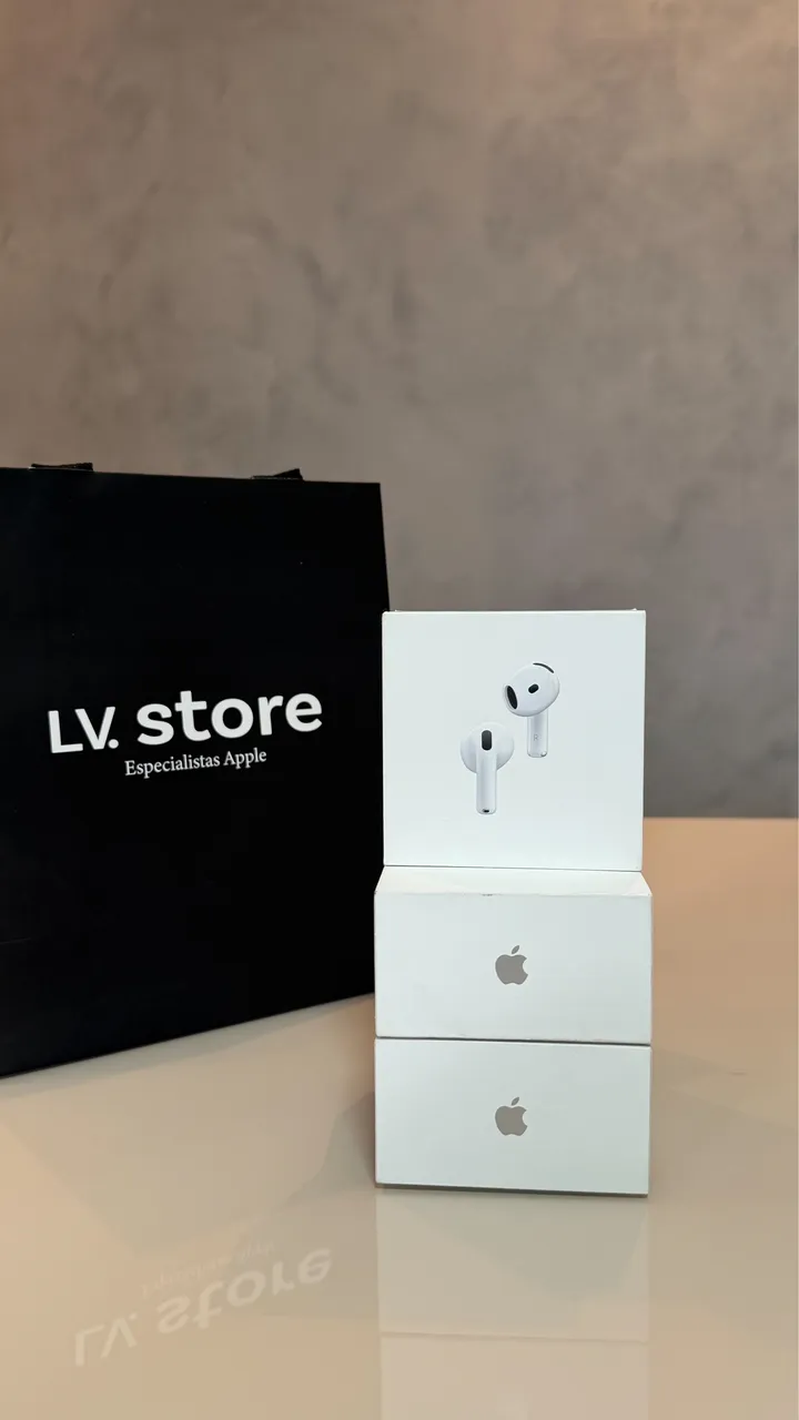 AirPods 4 com cancelamento de ruído - Modelo A3055, A3056 e A3059