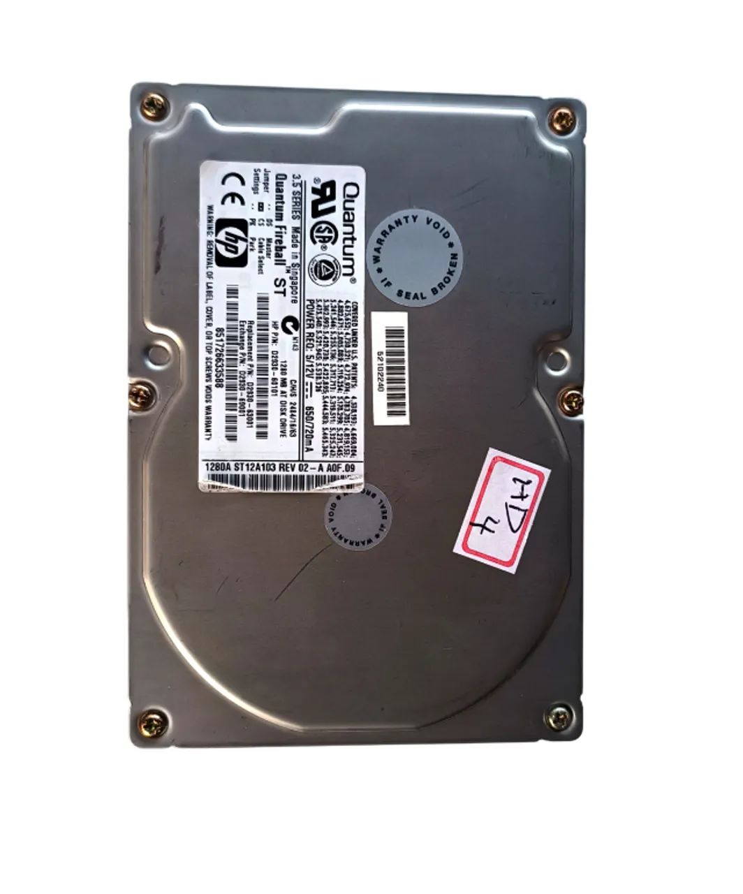 winchester hd QUANTUM FIREBALL 1280MB IDE HD4