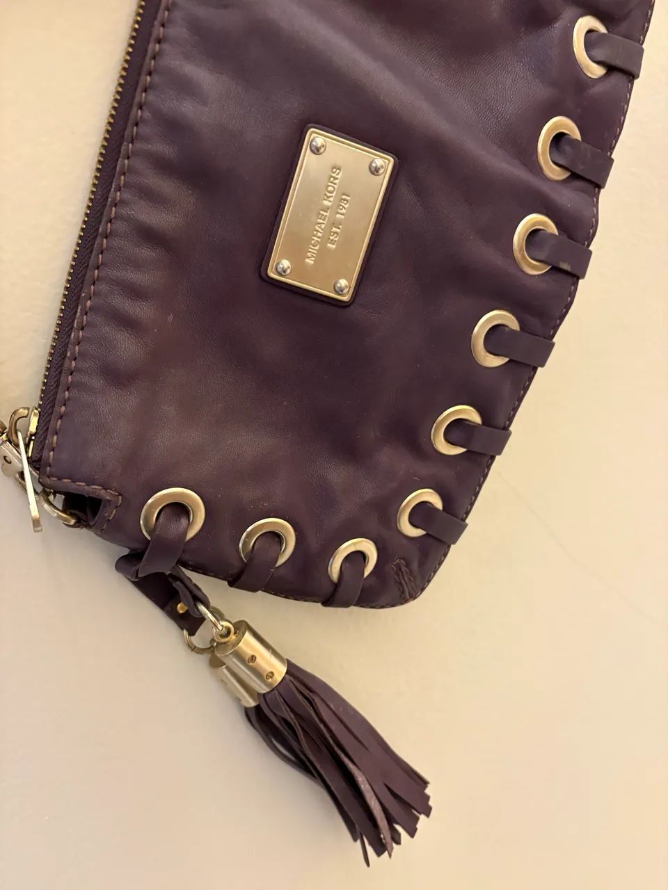 Bolsa couro MK