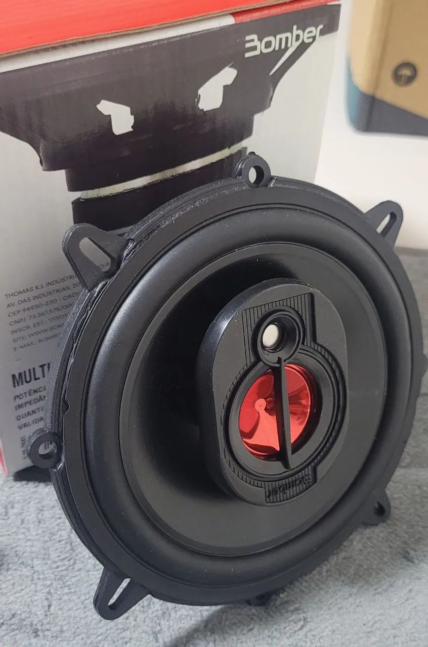 Par Alto Falantes Bomber BBR 5 Polegadas 110W RMS Som Carro NOVO - Foto 2