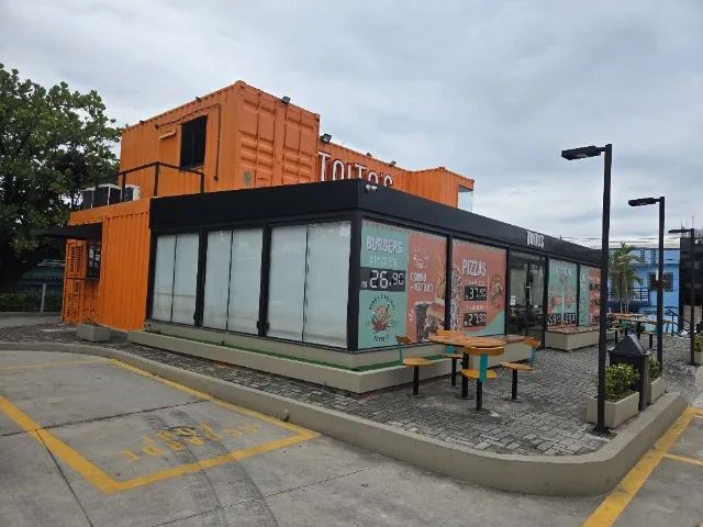 Vendo estrutura de 3 contanier restaurante - Foto 3