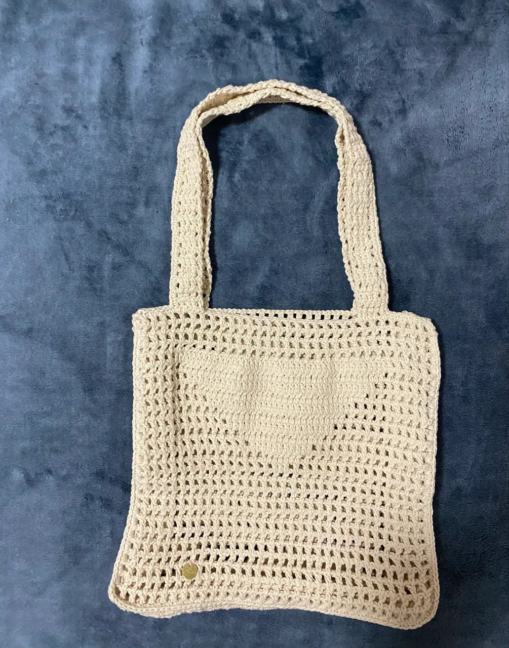 Bolsa praiana em crochê 