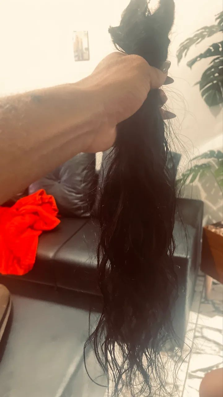 Cabelo humano para mega  - Foto 3