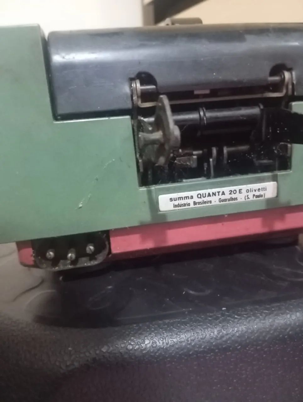Antiga Calculadora Olivetti Summa Quanta 20 E - Década 60/70 (No Estado) - Foto 5