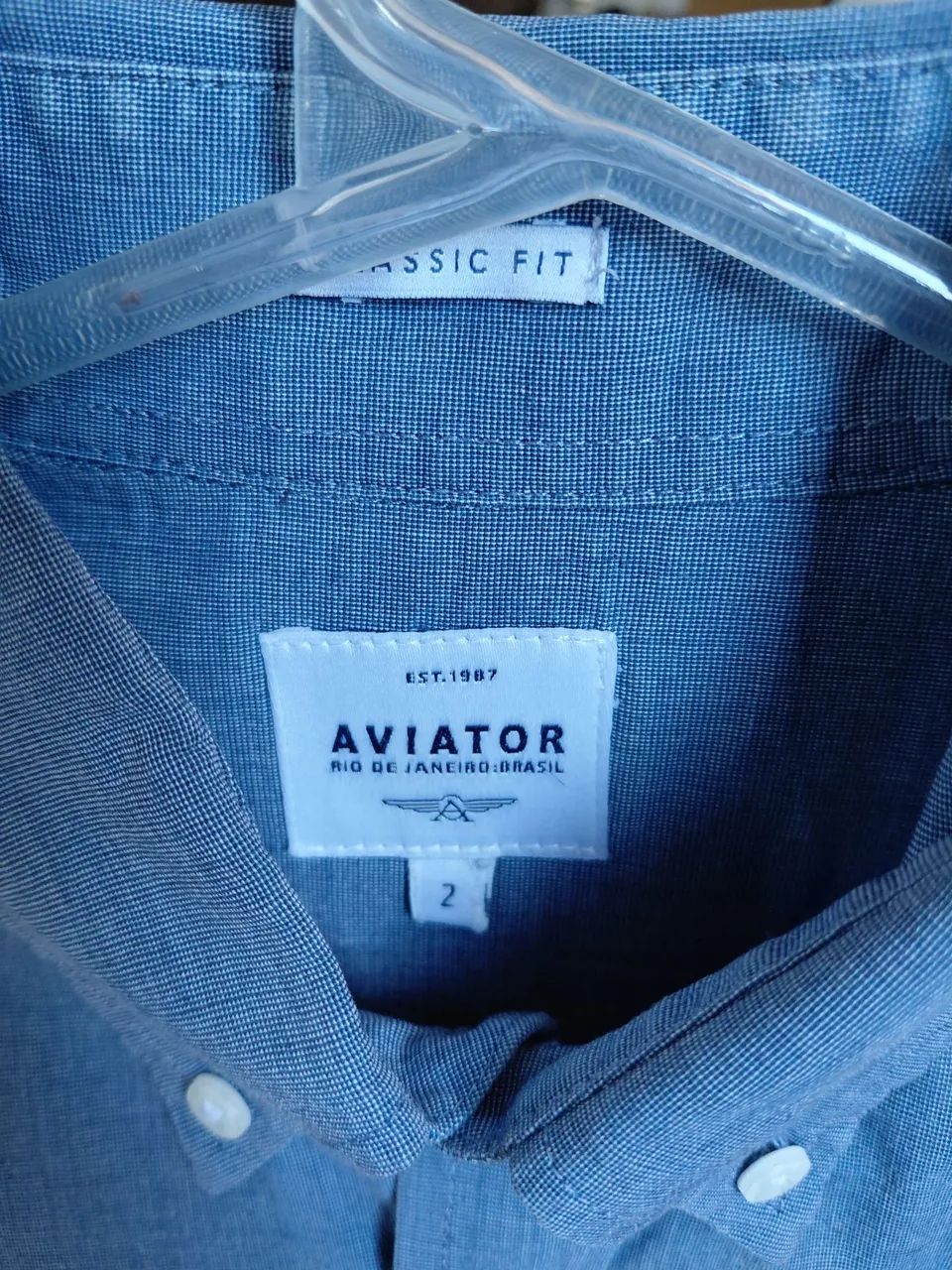 Camisa Masculina Manga Curta AVIATOR - Foto 3