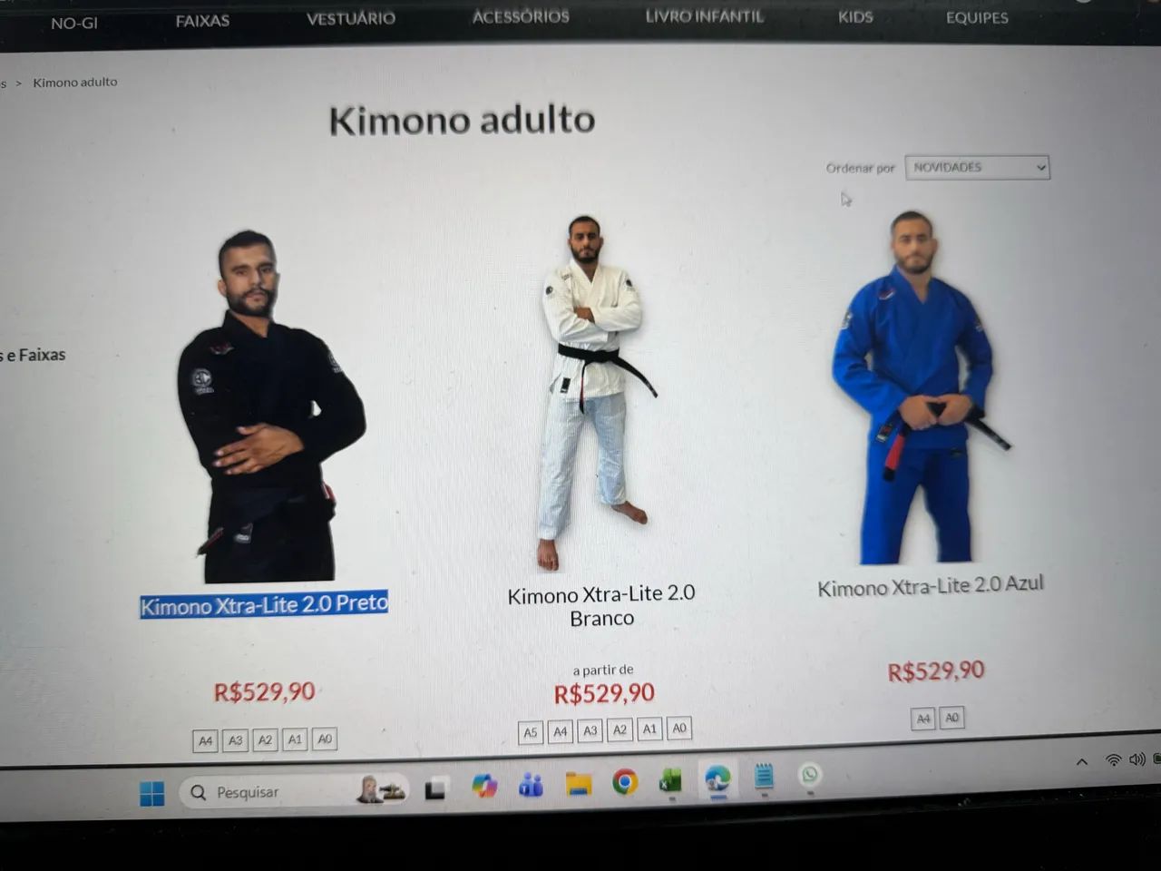 Kimono JIU-JITSU PROMOÇÃO  - Foto 3