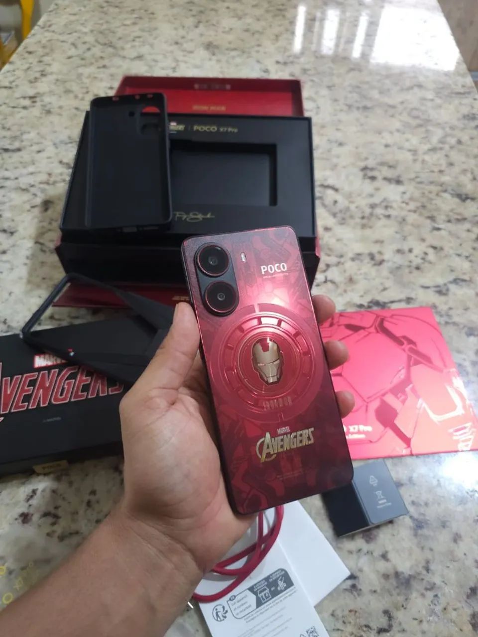 POCO X7 PRO EDIÇÃO IRON MAN 512GB 12RAM - Foto 4