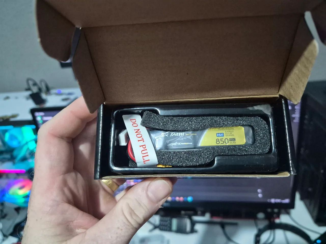 Bateria Drone 3s Tattu 850mha - Foto 2
