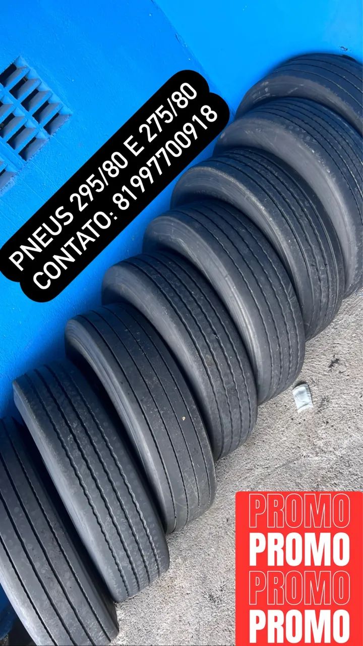 Pneus 275/80  e 295/80 Cobertos. EXTRA! - Foto 3