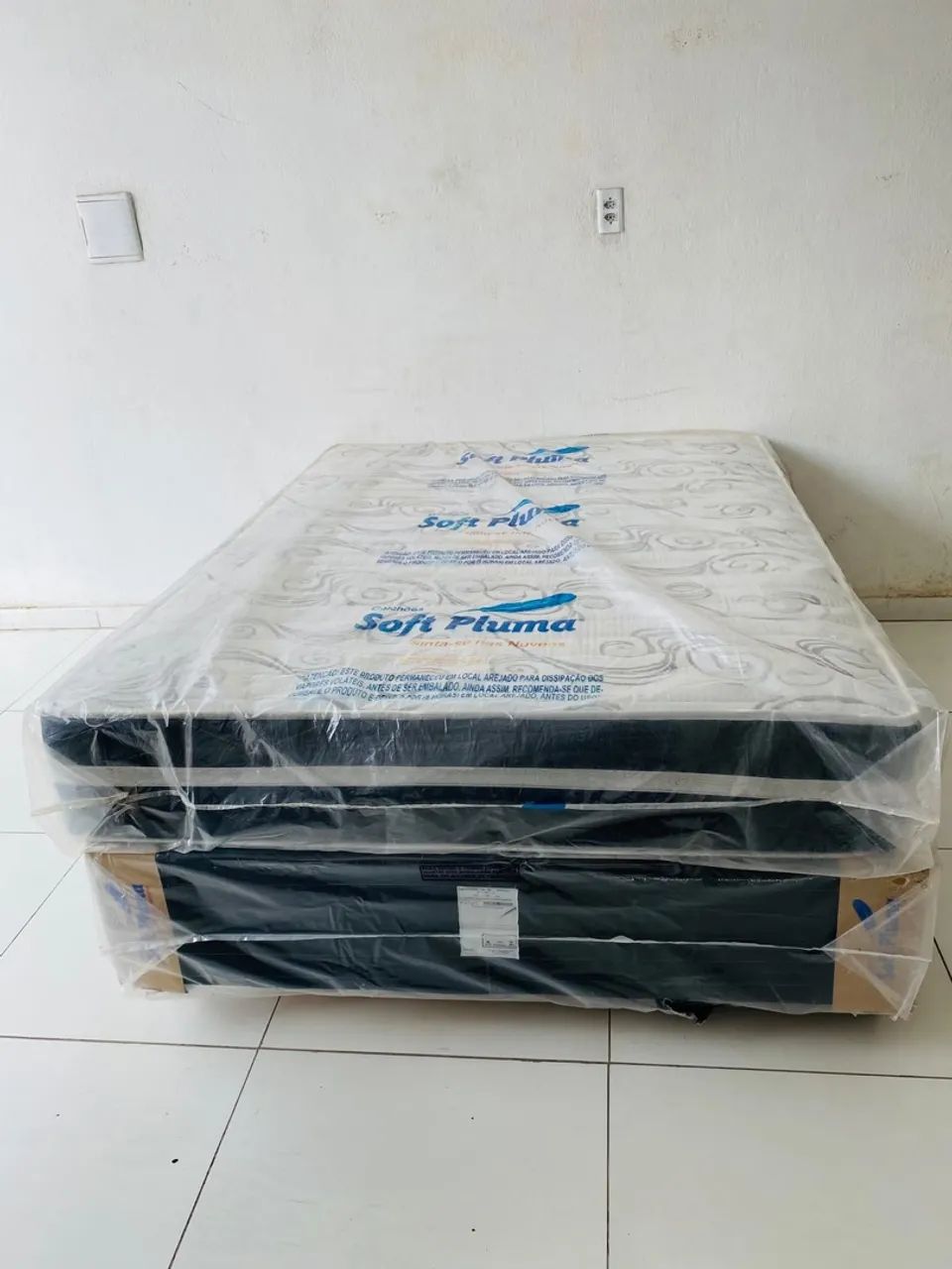 CAMA BOX DE CASAL 20 CM SOFT PLUMA  - Foto 5