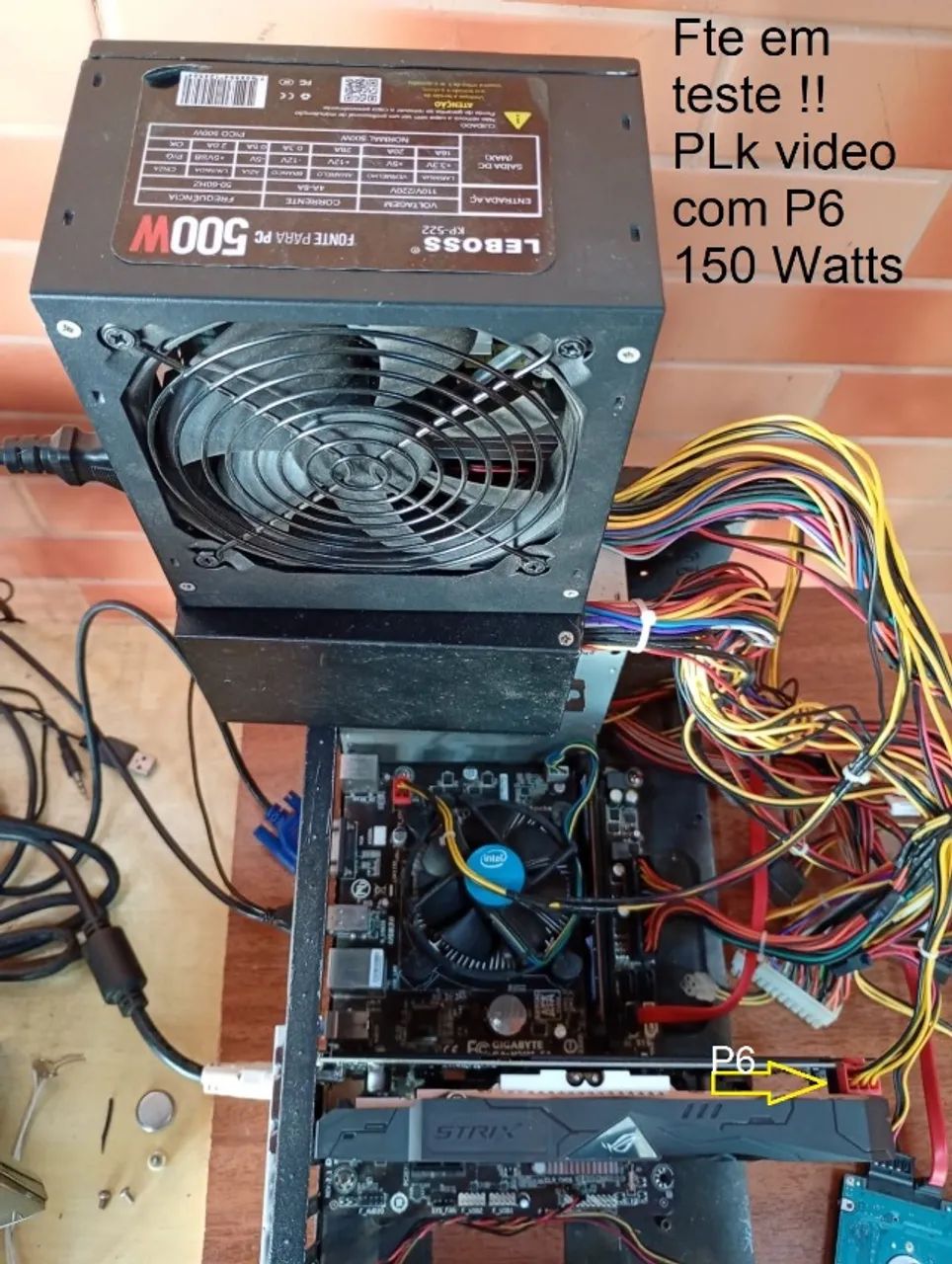 Fonte Atx 200W pra Computador Cpu Intel i3 Amd.  - Foto 4