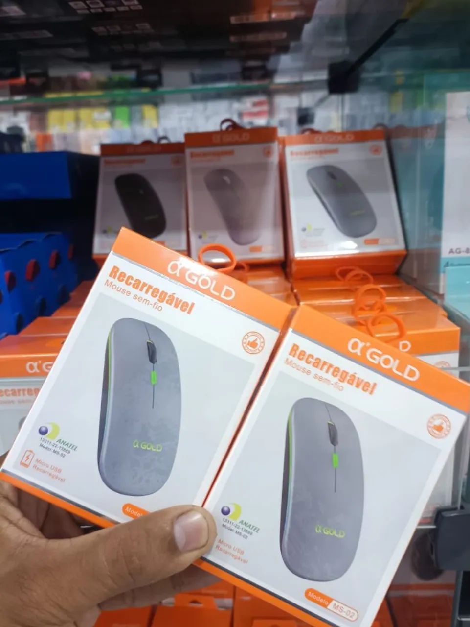 Mouse Bluetooth Recarregável pra computador tablet TVs - Foto 3