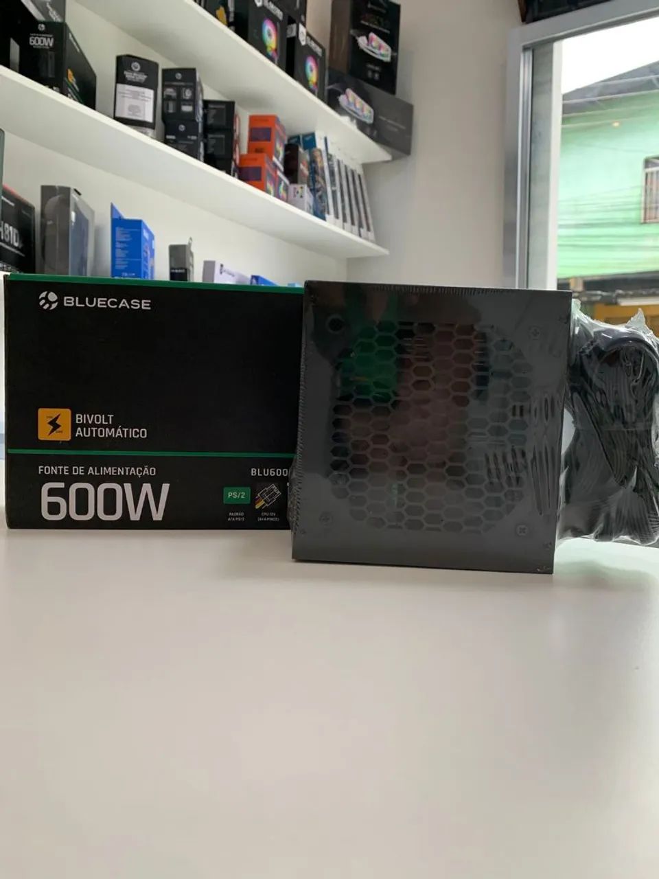 Fonte 600w PFC ativo - Entrega grátis! - Foto 3