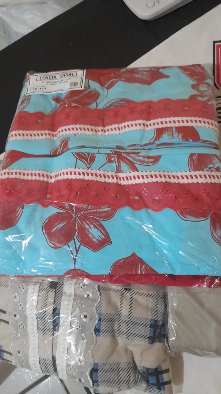 Jogo de cama lençol casal - Foto 3