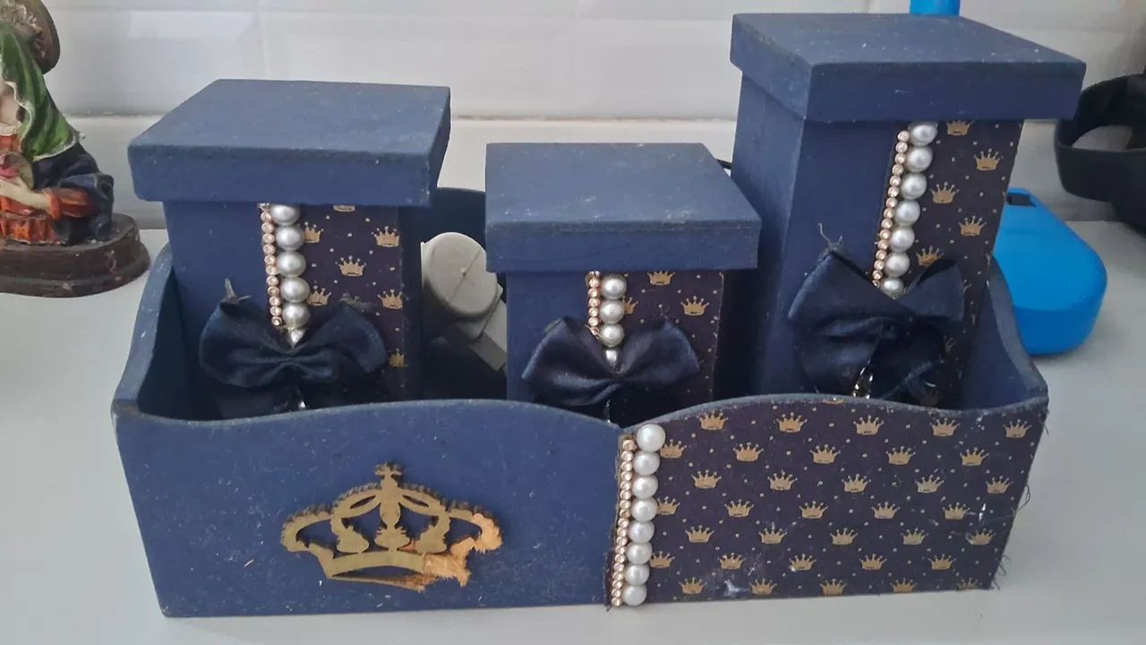 Caixas mdf decoração príncipe  - Foto 3