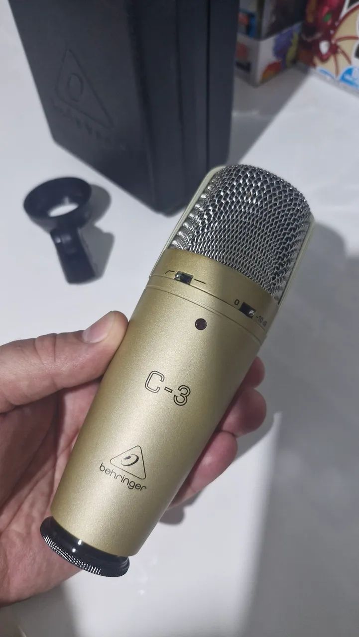 Microfone condensador Behringer C-3 - Foto 3