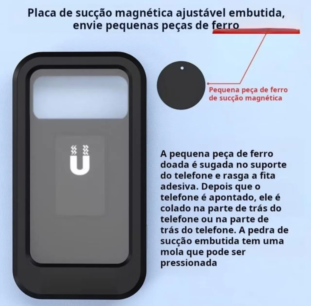 Suporte de celular para moto e bicicleta  - Foto 5