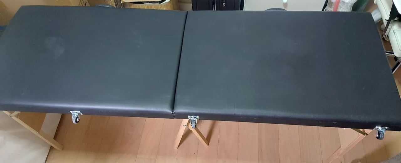 Maca de massagem portátil preta - Foto 5