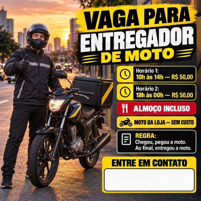 Entregador de Moto