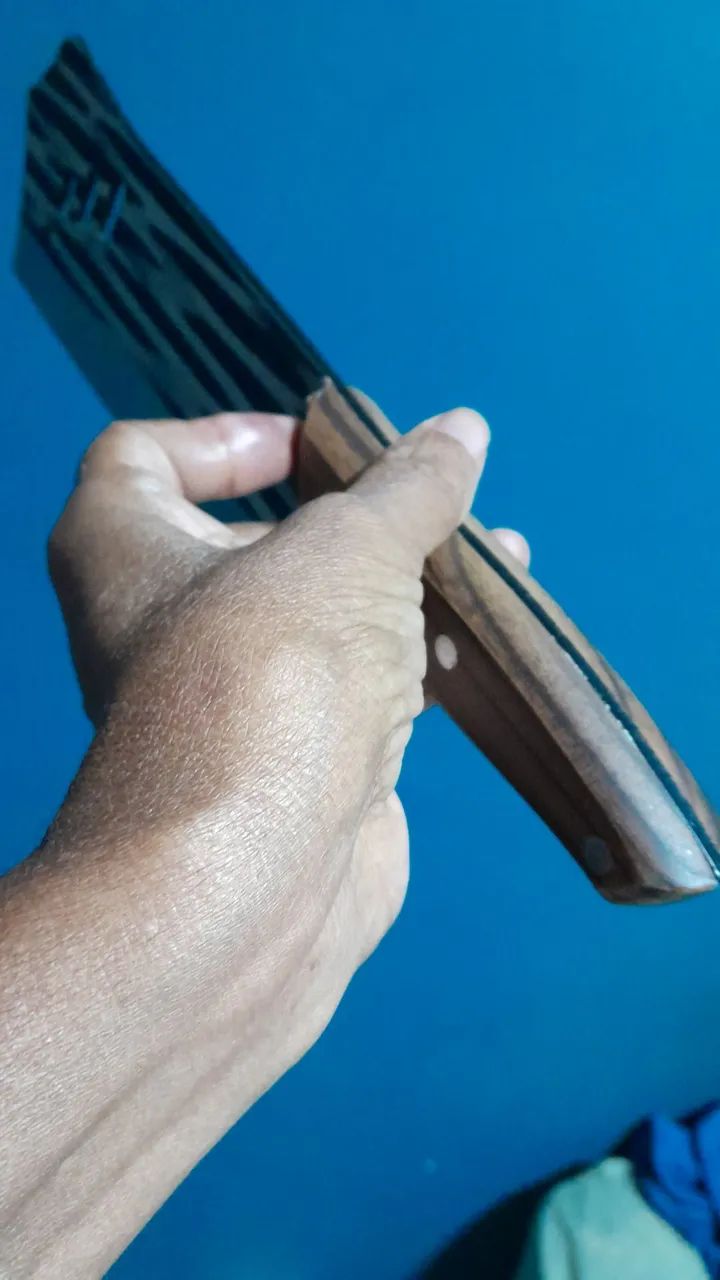 VENDO CUTELO ARTESANAL RUSTICO INOX GRANDE. - Foto 4