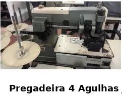 Máquina de Pregar cós de 4 Agulhas Juki (TRIFÁSICA) - Foto 2