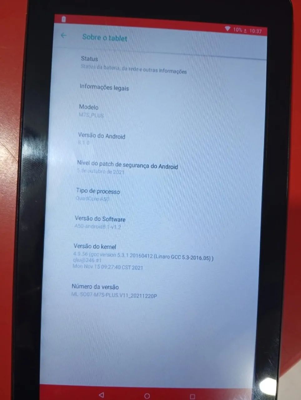 Tablet Multilaser M7S PLUS ML-SO17 1GB DE RAM 8GB DE ROM ANDROID 8 - Foto 3