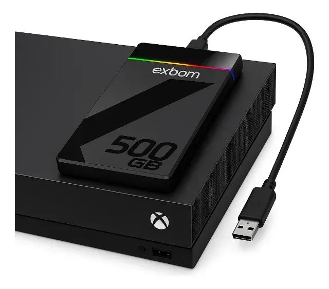 HD Externo 500GB USB 3.1 Exbom HDE-S5GL RGB Pc/Notebook/Console - WZetta - Foto 5