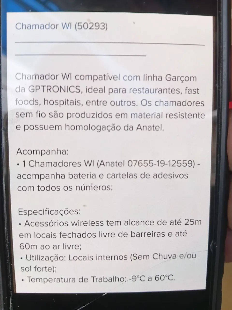 Chamadores de mesa garçon GP Tronics - Foto 2
