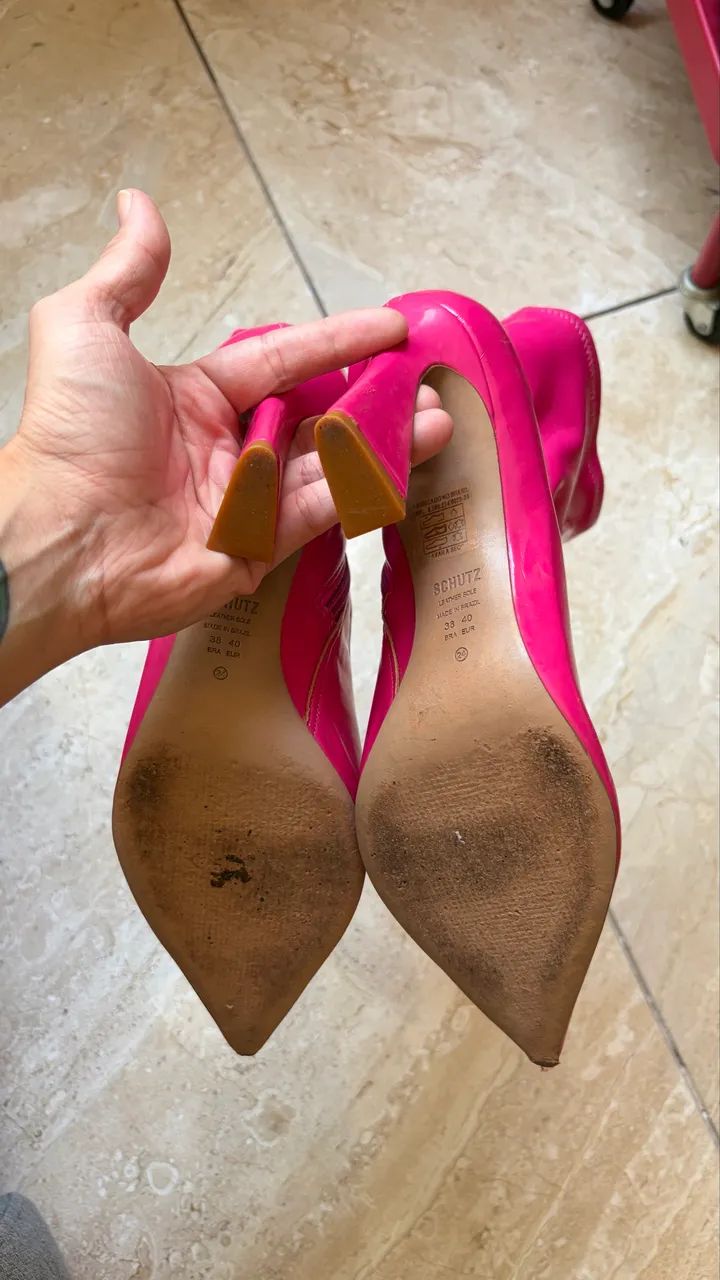 Bota Rosa Schutz - Foto 3