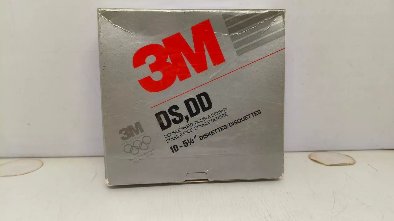 BOX 10 DISKETS 3M DS/DD 