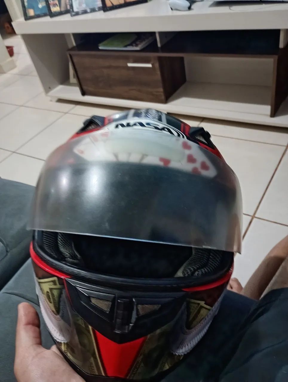Capacete usado número 60  - Foto 3