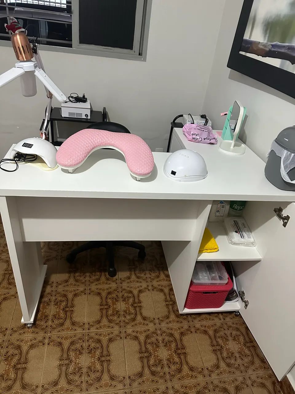 Mesa formato L , 3 gavetas  - Foto 2