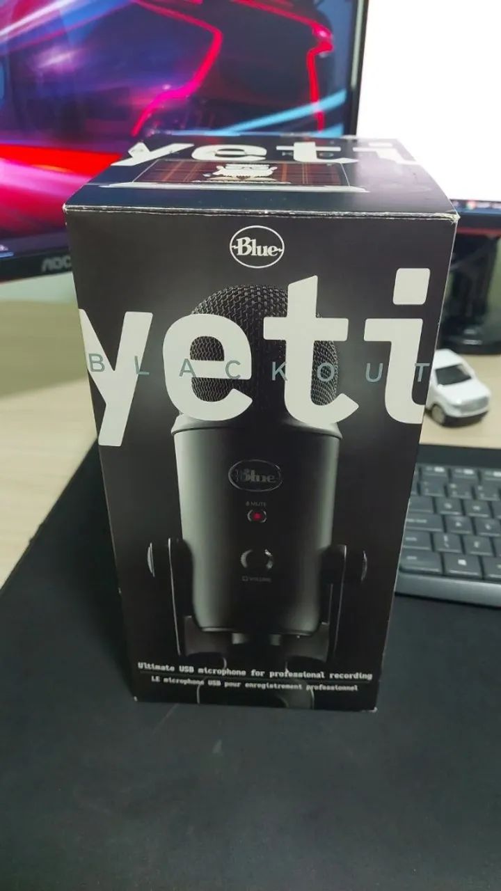 Microfone Blue Yeti - Excelente Qualidade - Foto 2