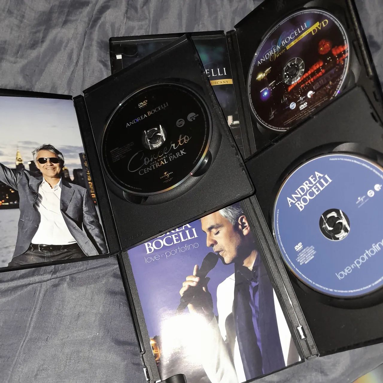Kit 5 dvds e cd Andrea bocelli - Foto 3