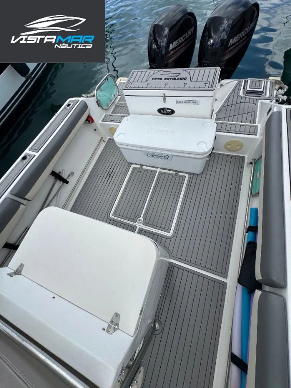 Lancha Zeta 26 pés coom parelha Mercury 4T (Ñ Fishing, Victory, Wellcraft) - Foto 9