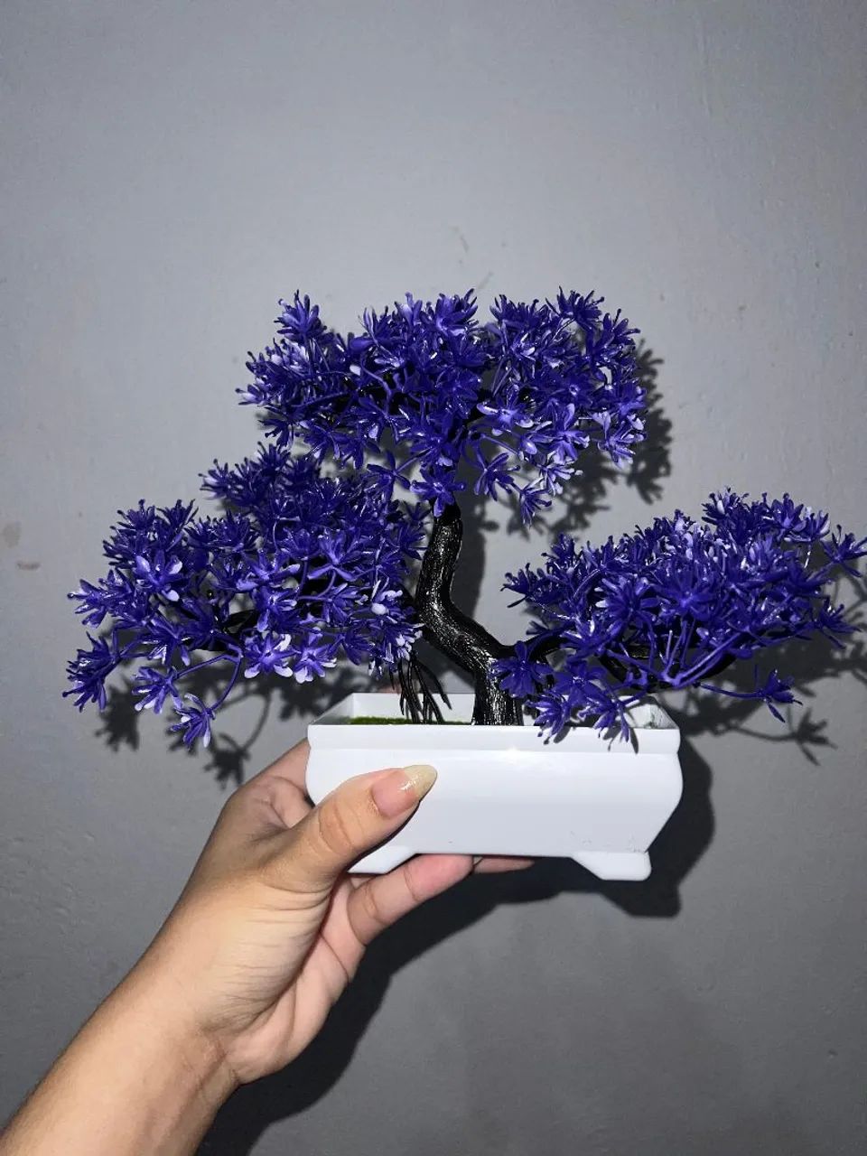 Bonsai Decorativo Artificial com Vaso Branco - R$ 35 - Foto 4