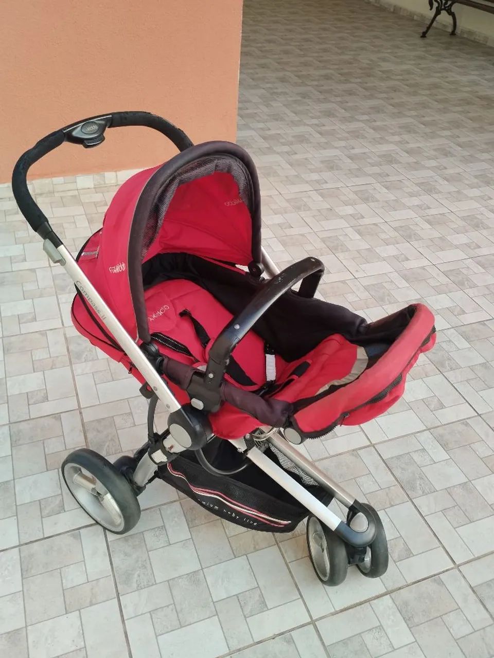 Carrinho de bebê Kiddo - Vira Moisés - Foto 3