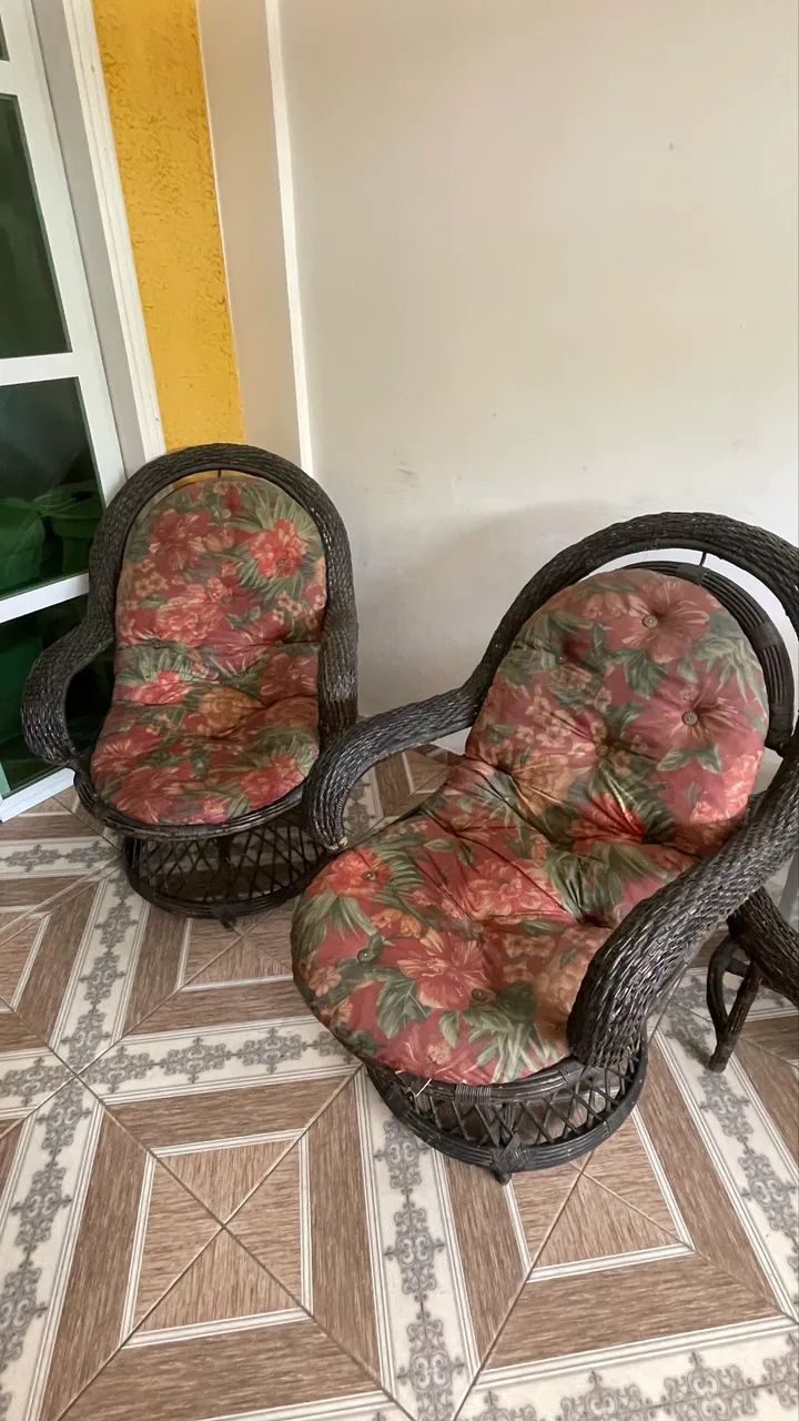 Jogo de cadeiras de veraneio com mesa central  - Foto 2