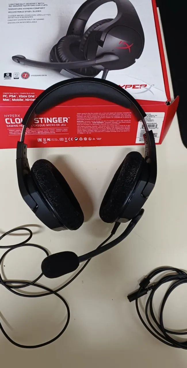 Headset Gamer HyperX Cloud Stinger, com microfone - Foto 3