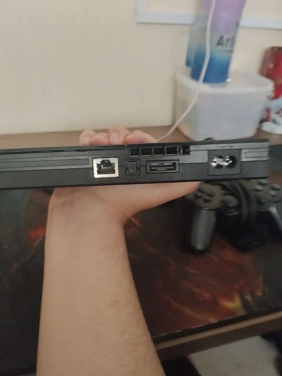 PS2 com 3 controles e 2 memory card - Foto 5