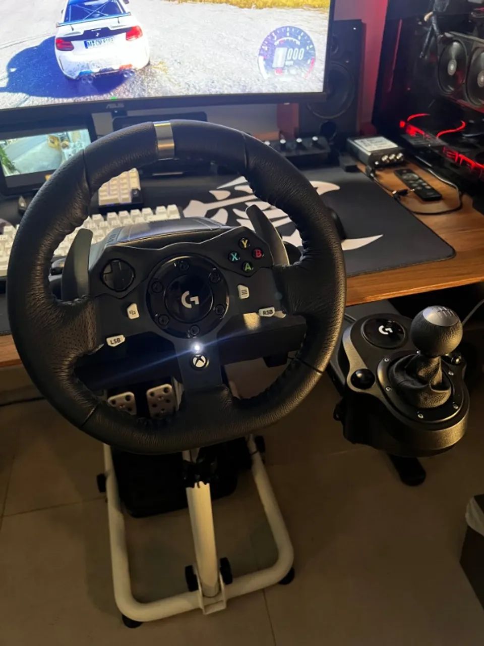Volante Logitech G920 + Câmbio + Suporte - Foto 2