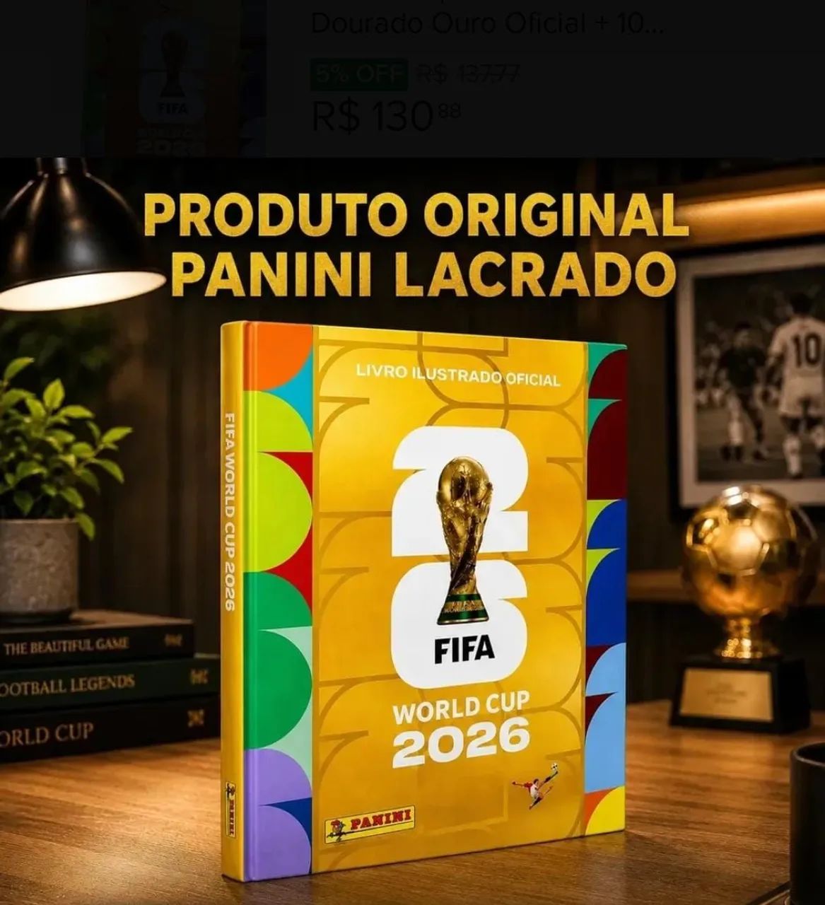 Album ouro completo com 994 figurinhas pra colar - Foto 2