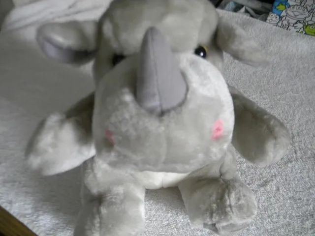 Bicho de Pelúcia Parmalat Anos 90 Rinoceronte (Perfeito Estado).