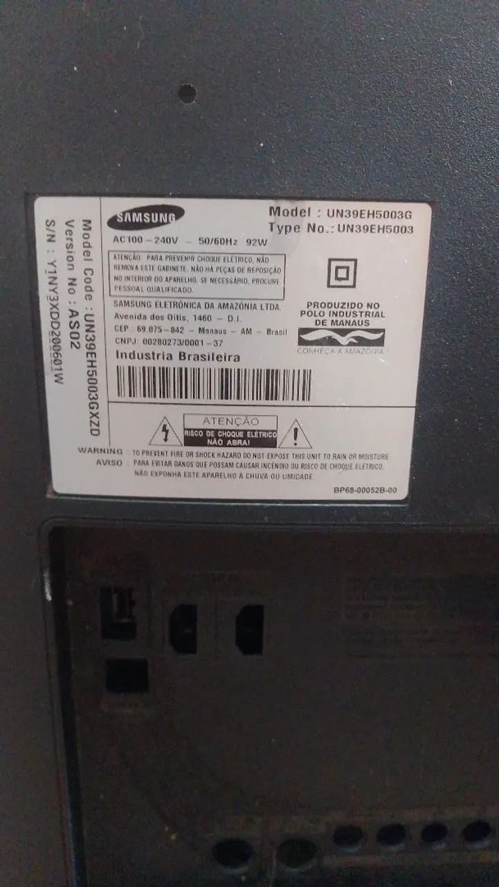 2 tvs Samsung p/ retirada de peças  - Foto 3