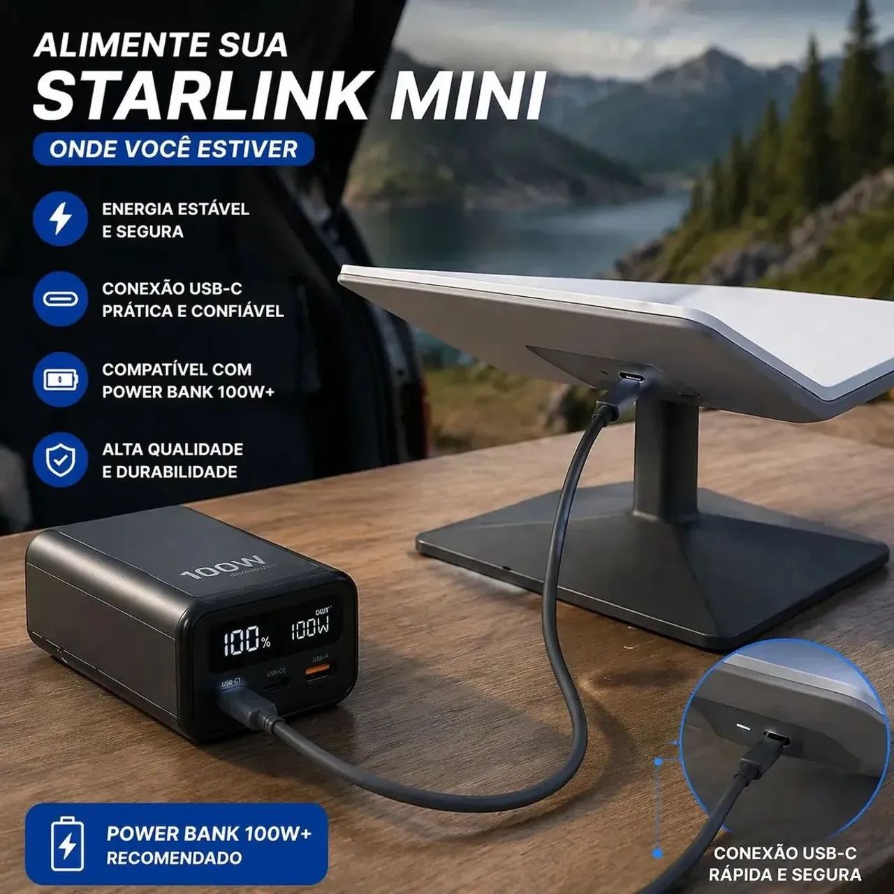 Cabo Starlink mini - Foto 3