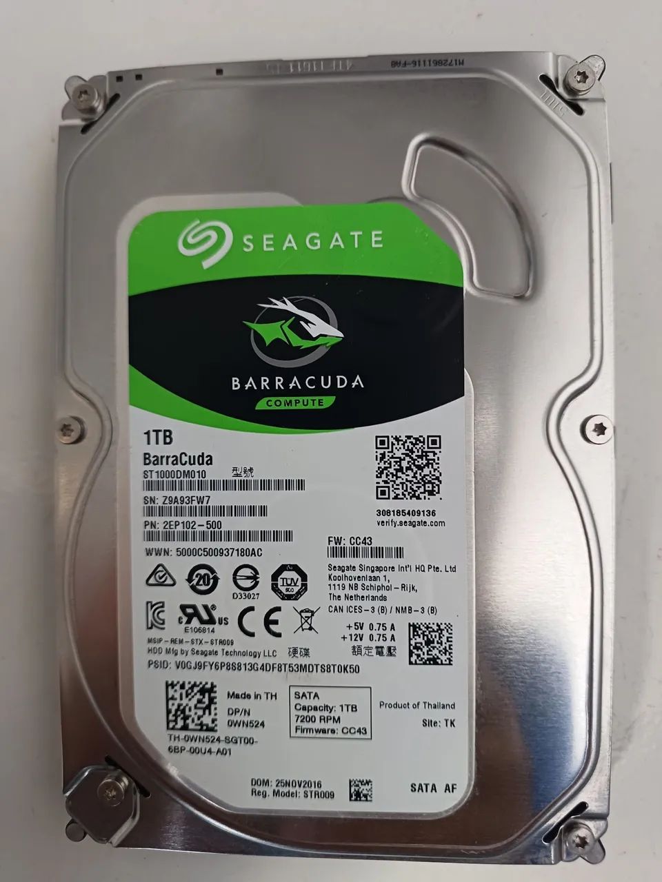 Hd seagate 1TB Barracuda cftv dvr nvr cpu  - Foto 3
